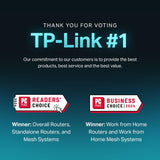 AX1800 Wifi 6 Router V4 (Archer AX21) – Dual Band Wireless Internet, Gigabit, Easy Mesh, Works with Alexa - a Certified for Humans Device, Free Expert Support