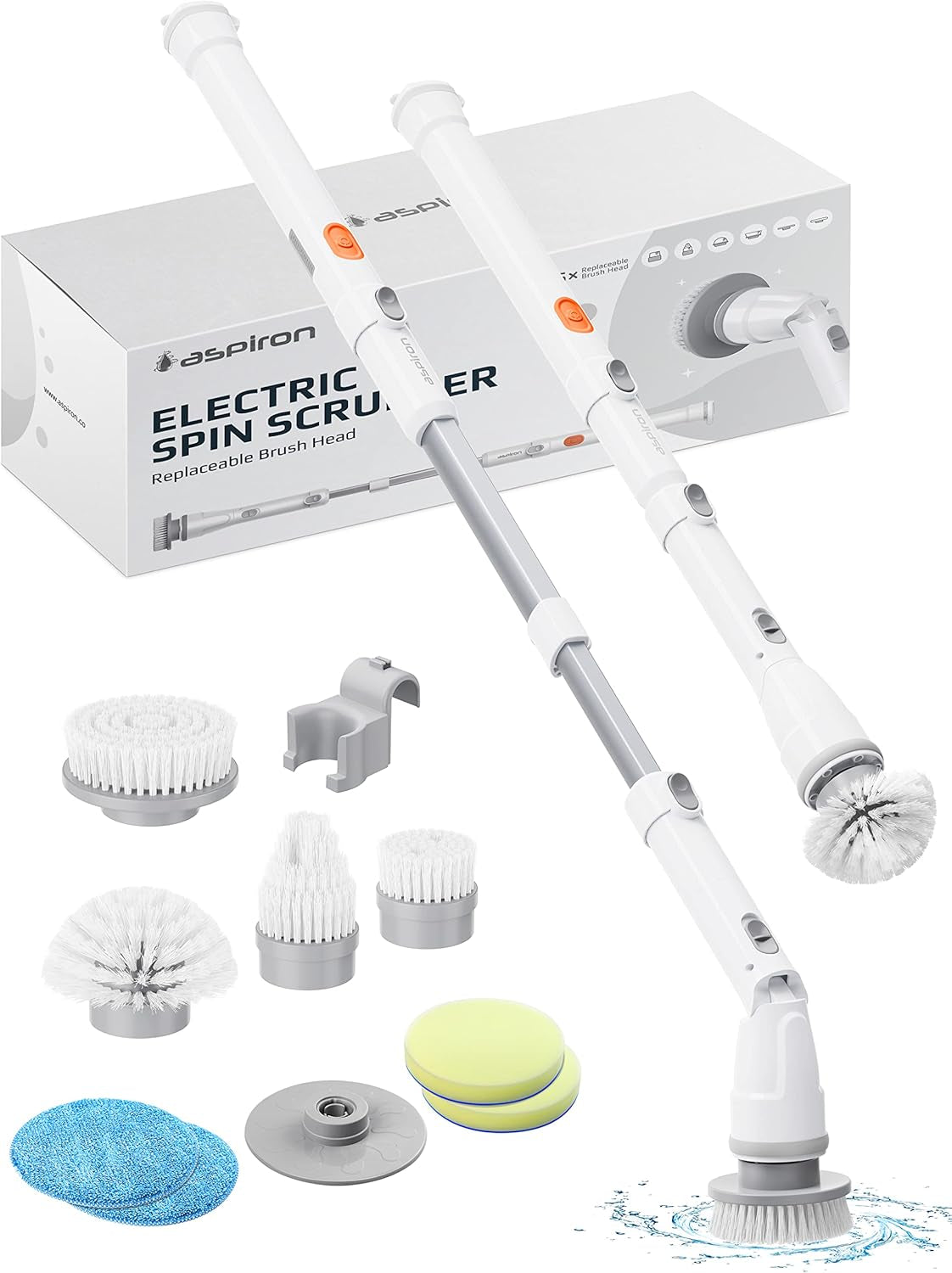 Electric Spin Scrubber,  Cordless Electric Scrubber & Stardrops - the Pink Stuff - the Miracle All Purpose Cleaning Paste